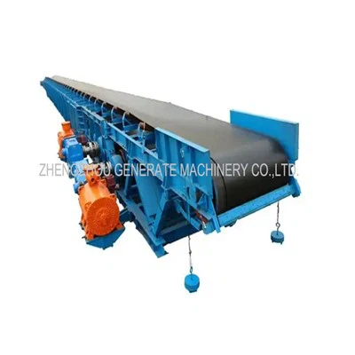 Transportador de correa recta de caucho