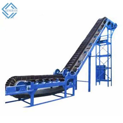 Cinta transportadora de inclinación empinada